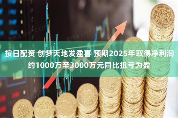 按日配资 创梦天地发盈喜 预期2025年取得净利润约1000万至3000万元同比扭亏为盈